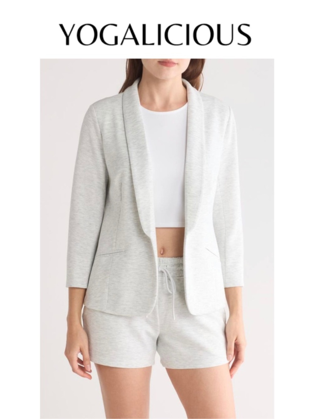 Yogalicious Bentley Scuba Knit Blazer
